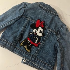 Minnie mouse babyGap, Disney denim jacket